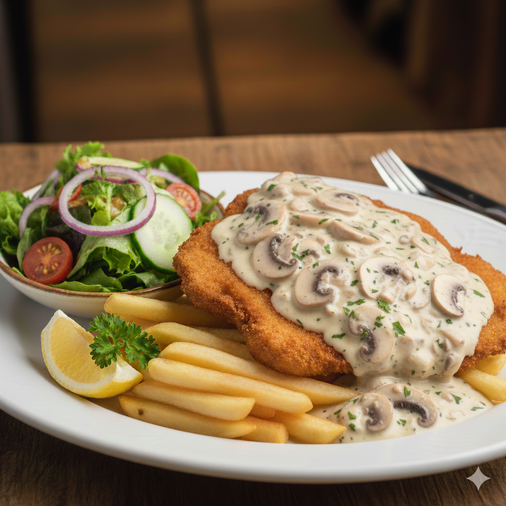 Schnitzel Champignon