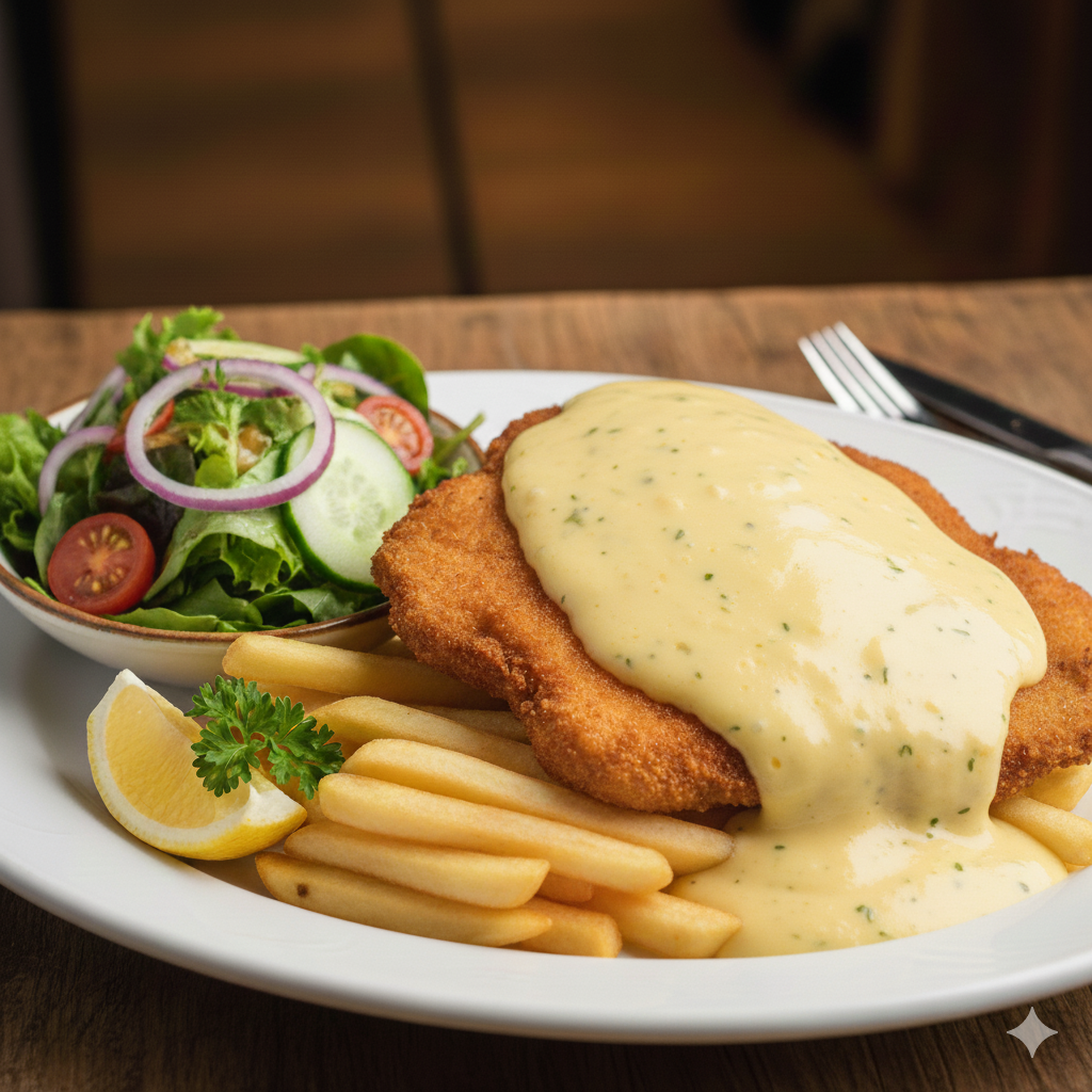 Schnitzel Hollandaise